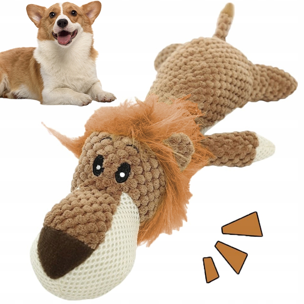 Levně Plyšák Hračka Pro Psy odolná, interaktivní hračka na Přetahovadlo 36 cm