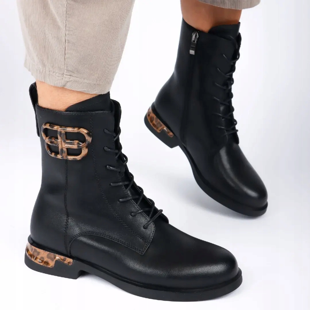 Dámské kotníkové boty Artiker 57C1064 černé 39, Černá