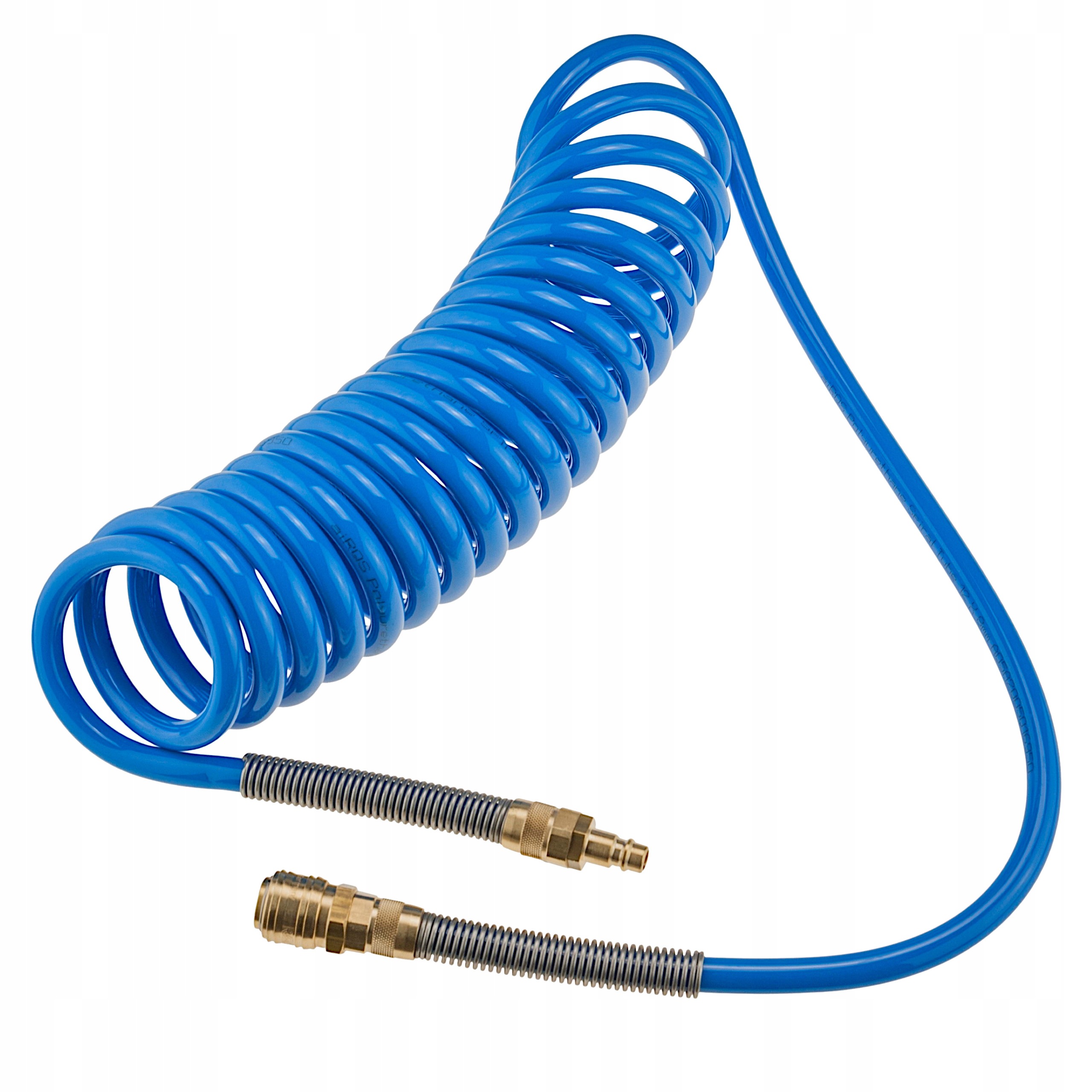 Pneumatická Spirálová Hadice 5 M 8X12 MM 10 Bar, Nerozbitná Pro Kompresor Rqs