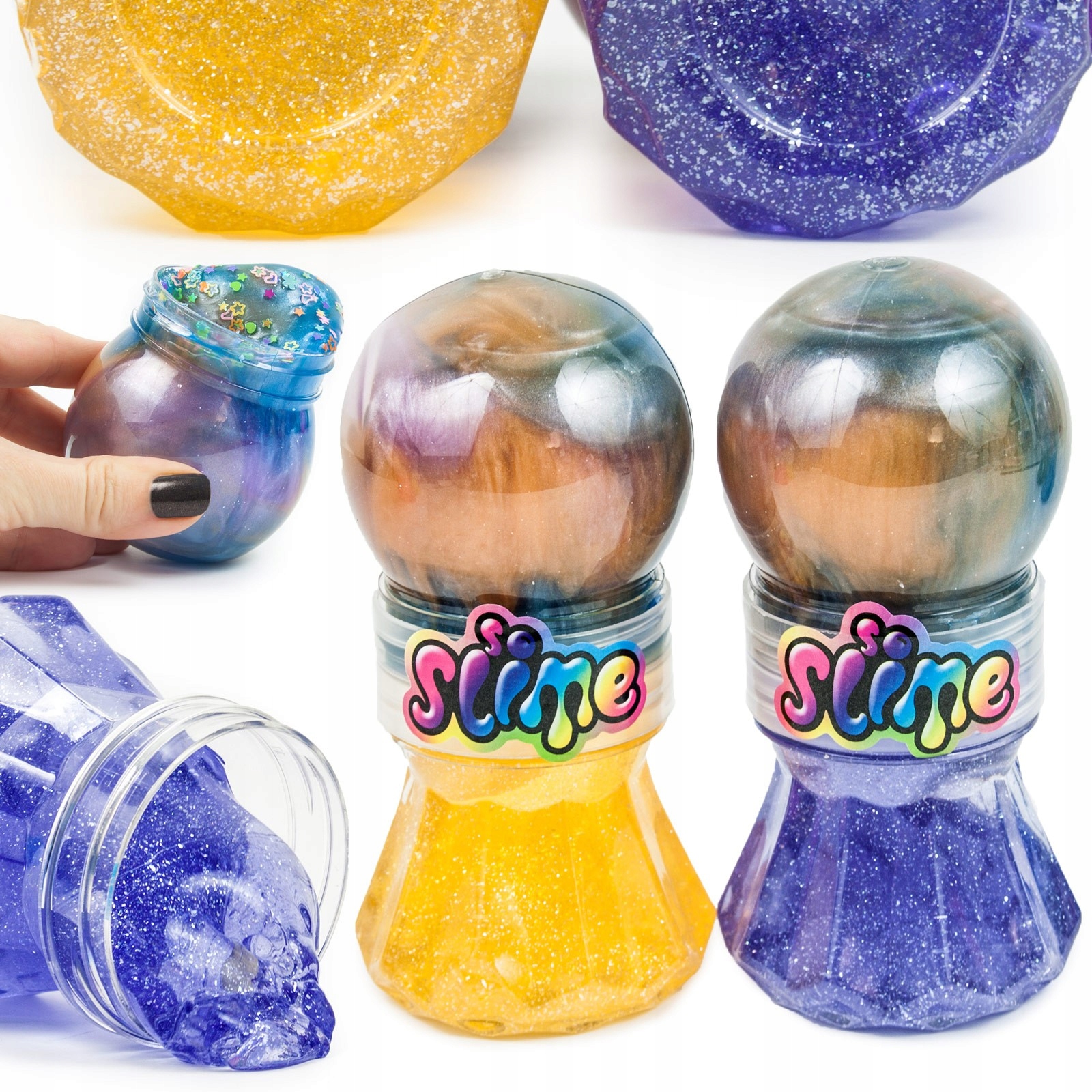

Duży Zestaw Galaxy Slime masa Zielona Plastyczna