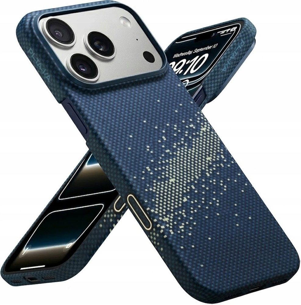 Puzdro na iPhone 17 Pro Pitaka Aramid Fiber Ultra Slim Case pre MagSafe Kryt