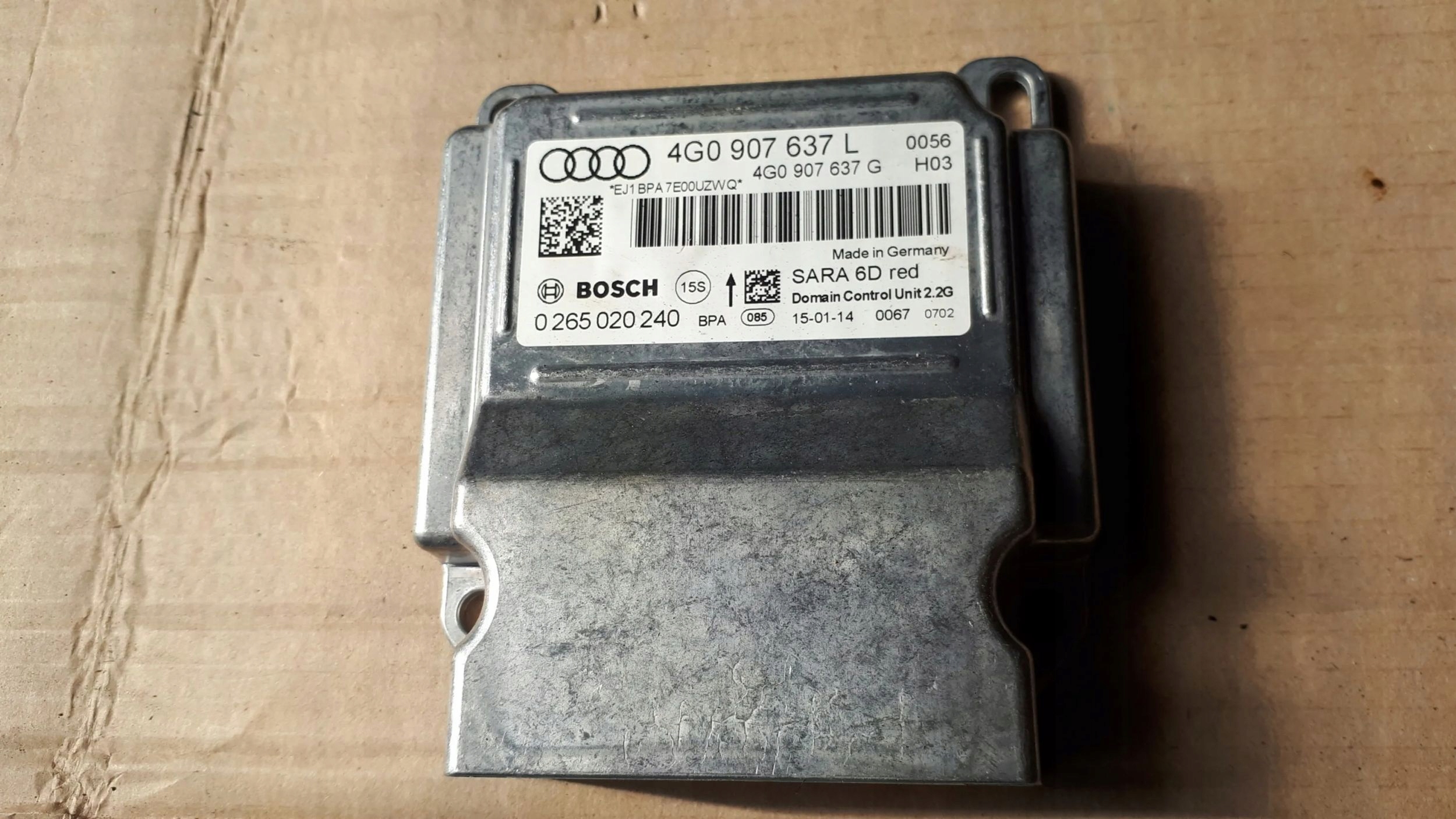 S7 4G A7 module control unit PRZYSPIESZENIA 4G0907637L A6 C7 S6