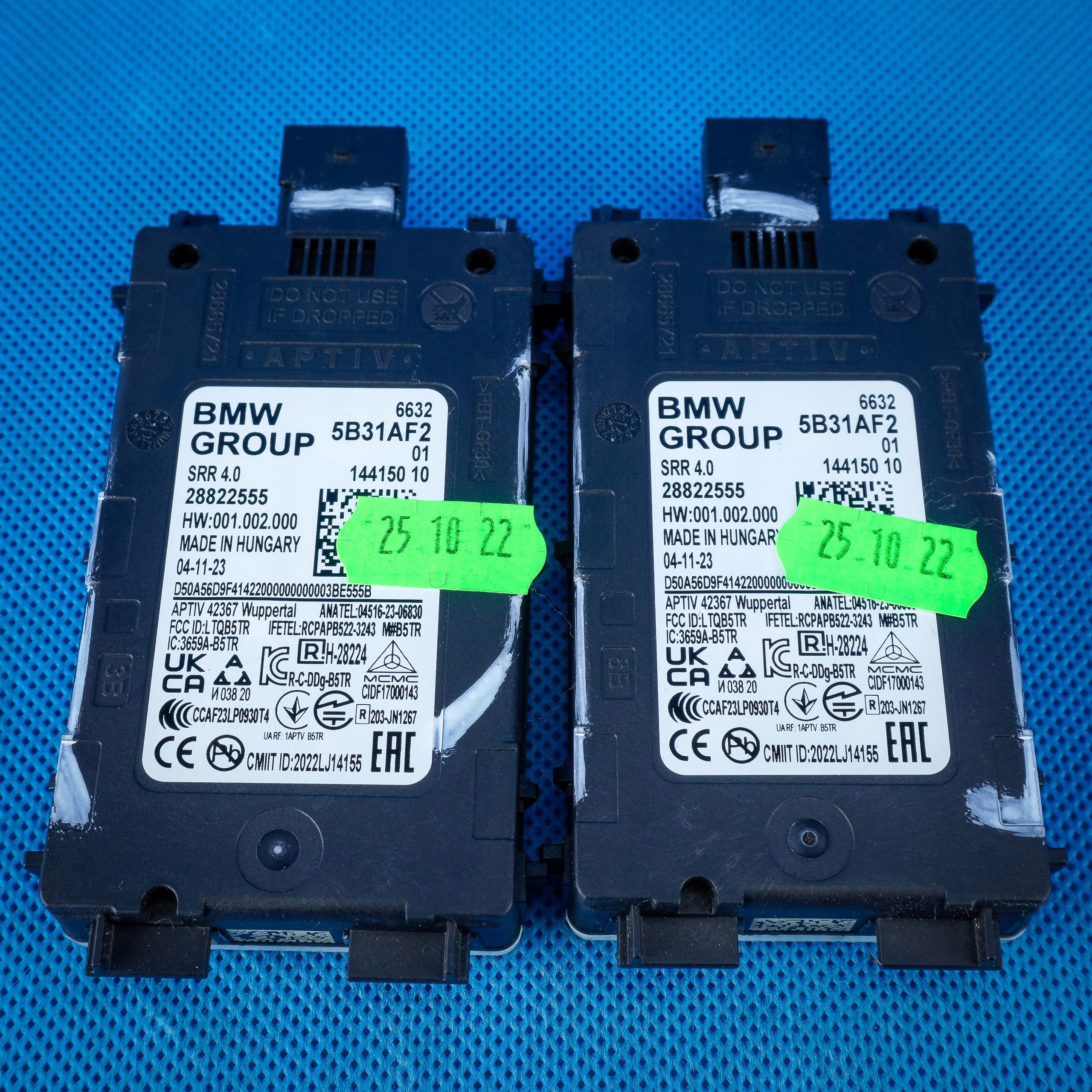 control unit radar changes supports front BMW X5 G05 X6 G06 66325B31AF2 5B31AF2