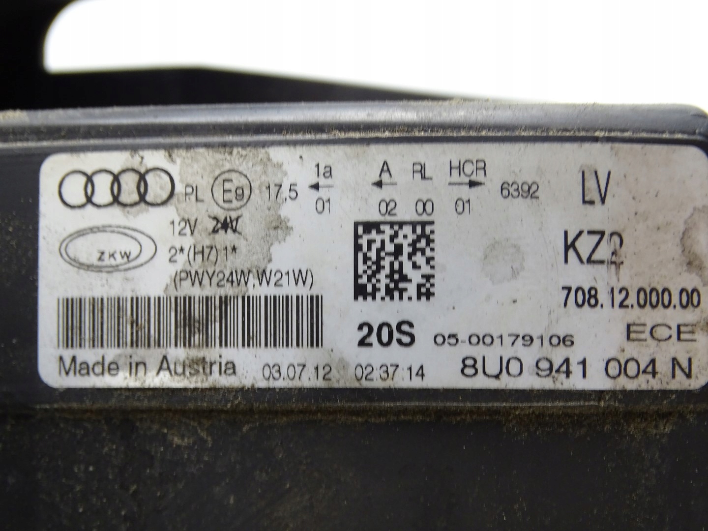 light REFLEKTOR right right front front ZWYKLY AUDI Q3 8U 8U0941004N UK