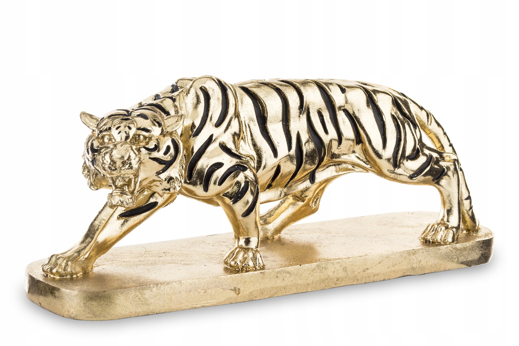 Figurka Tiger zlatý dekorácia obývacia izba záhrada ako darček