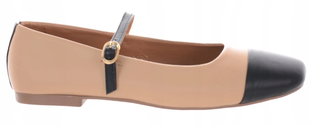 Venezia béžové dámské ploché, měkké a pohodlné baleríny z kůže, velikost 38