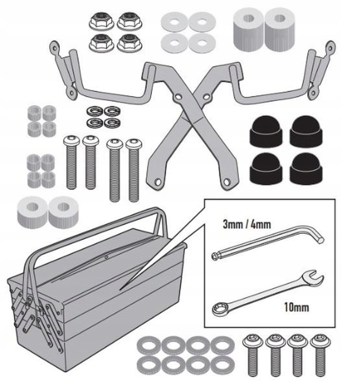 Kappa Upevnenie Skla 3122SK Suzuki Gsx-s 1000 '21-'25
