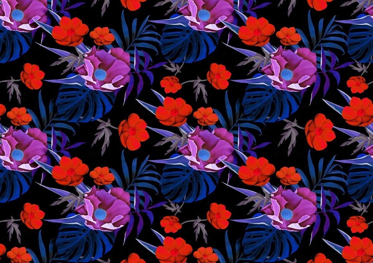 

Fototapeta Flizelina Tropikalne kwiaty 312x219