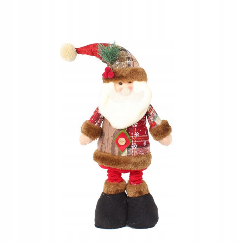 PREZENT FIGURKA ŚWIĄTECZNA RENIFER LALKA MIKOŁAJ