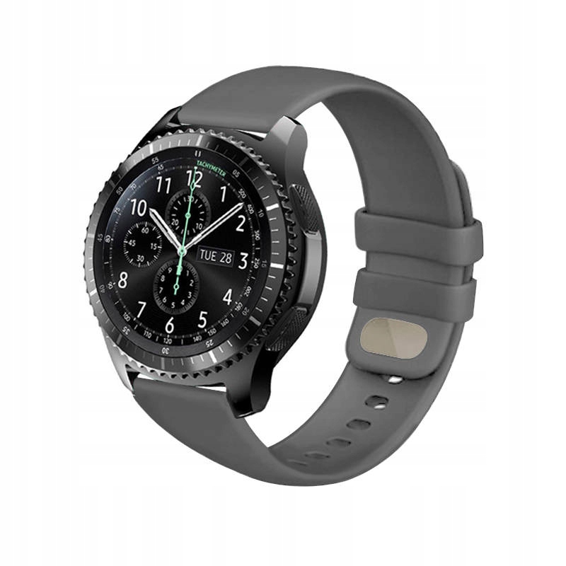 PASEK SILIKON DO HUAWEI WATCH GT ACTIVE 22mm BLACK Szerokość paska 22 mm