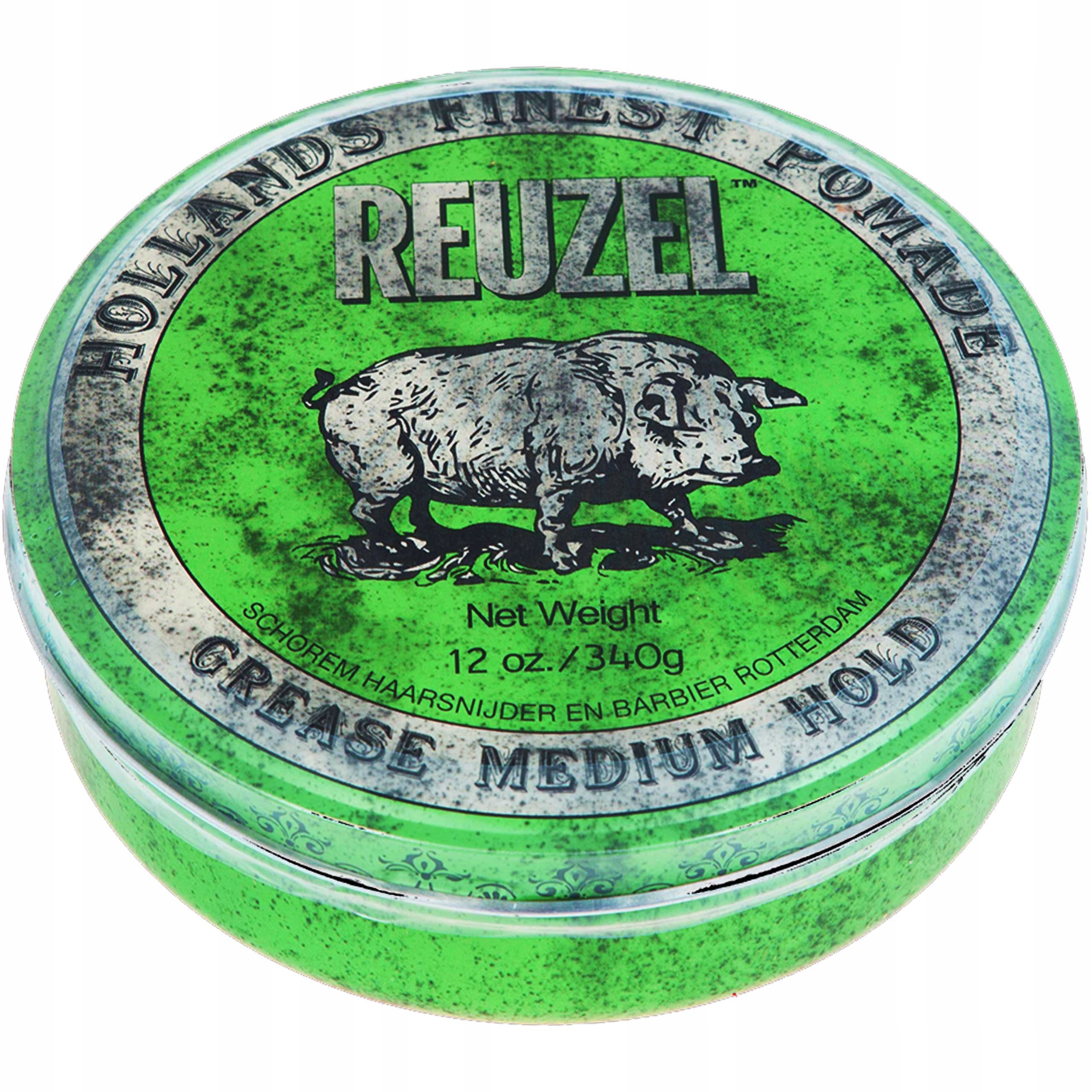 Pomáda Reuzel Green Grease Medium Hold pro modelování vlasů 340 g