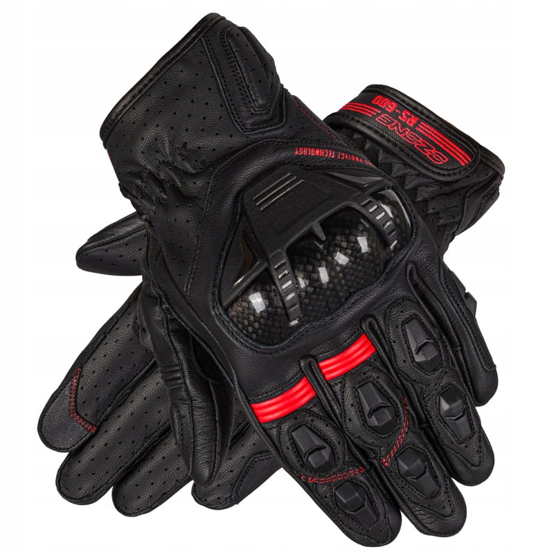 

Rękawice Skórzane Motocyklowe Ozone RS600 Short XL