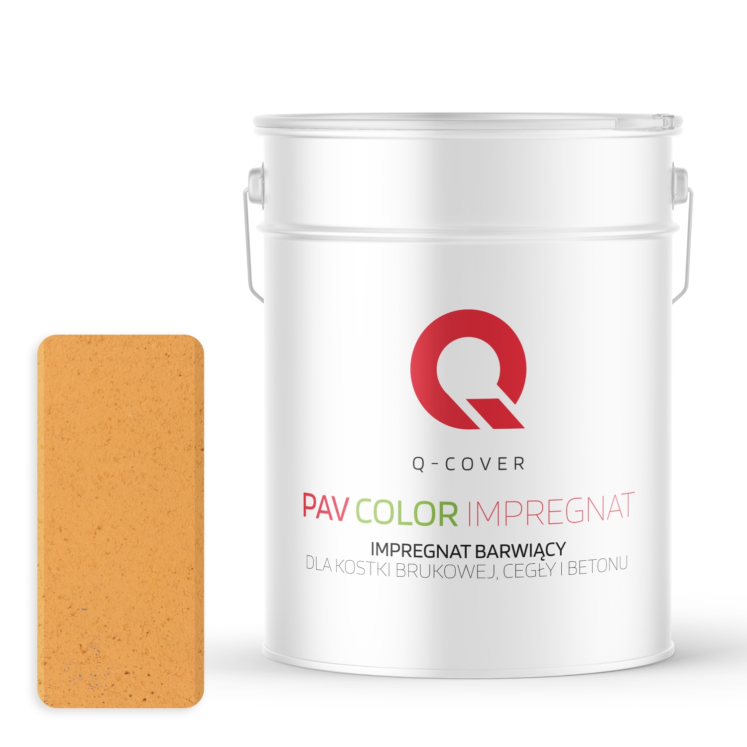 Barvící Impregnát Pro Dlažební Kostky Betonu Barva Žlutá Šafránová 10 L