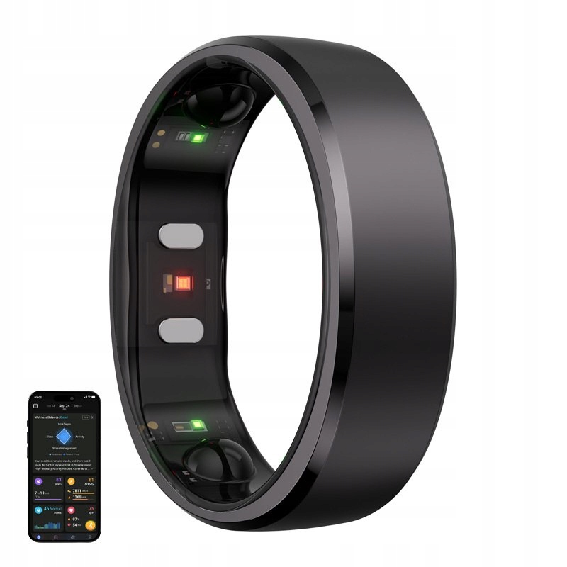 Smartring RingConn Gen 2 r.12 (čierny)