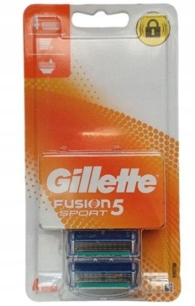 

Gillette FUSION5 Fusion Sport Wkłady Nożyki 4 Szt