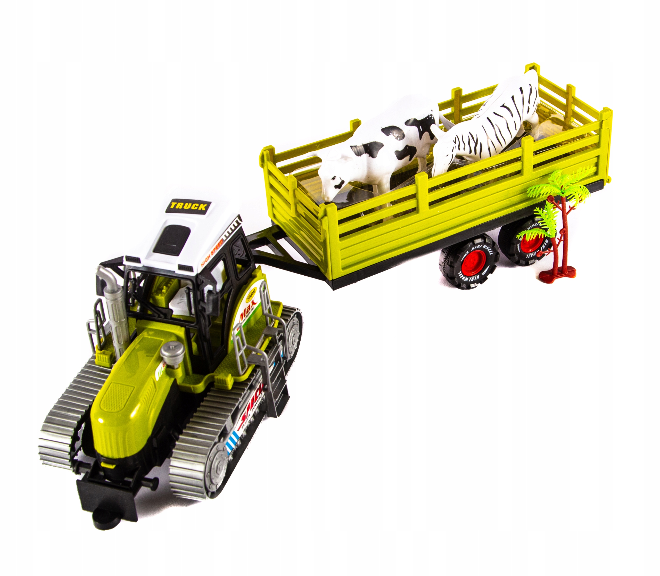 

Duży Traktor Na Gąsienicach Przyczepa Różne