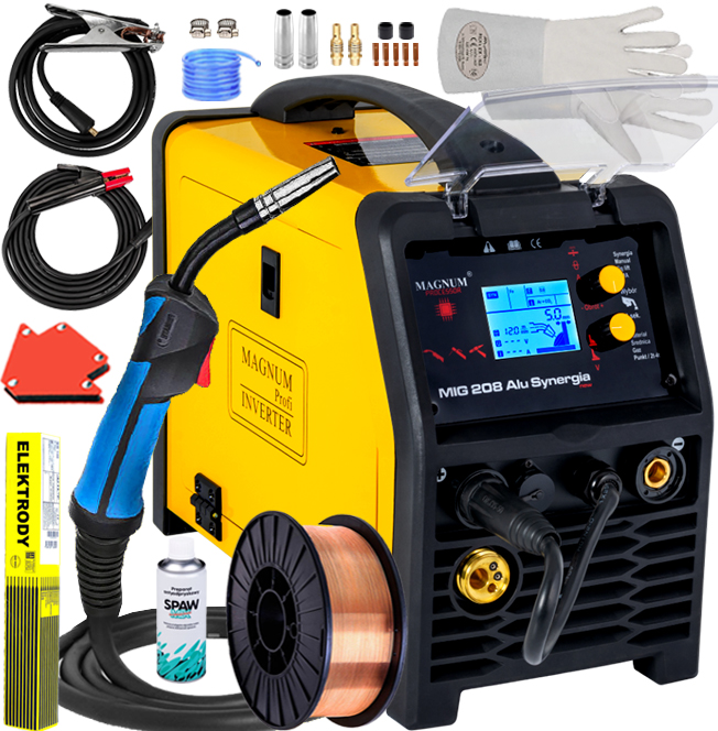 Migomat Magnum 200A Atc Synergia Spot Flux Tig Mma