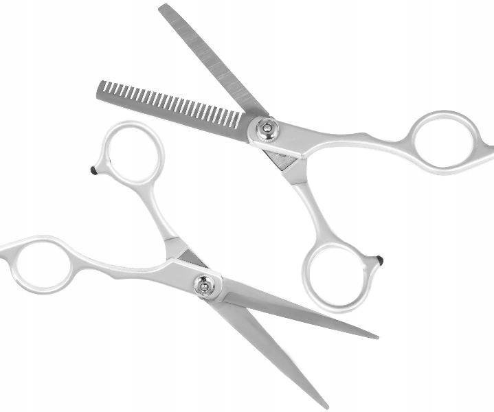 

Ostre Nożyczki Fryzjerskie 2 Szt. Proste+degażówki