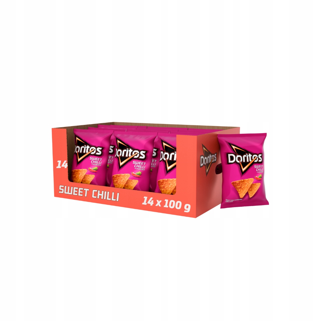 Doritos Sweet Chilli Nachosy kukurydziane 14x 100g