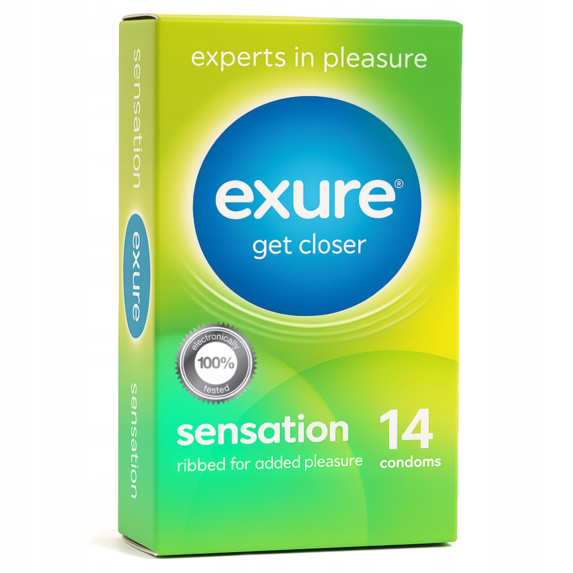 Exure Ribbed Condoms 14pk • Cena, Opinie - Allegro