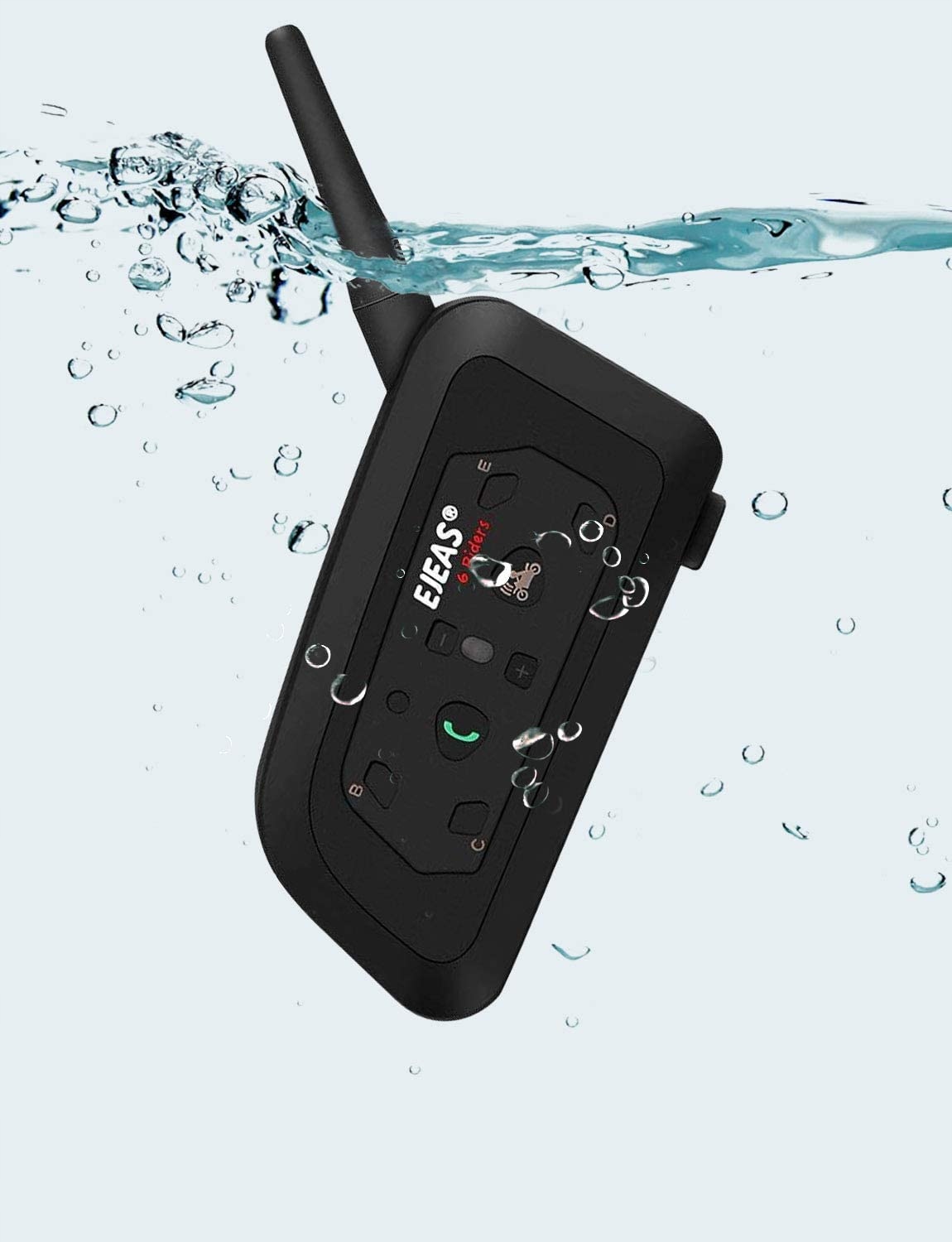 EJEAS V6 Pro FM-радио IP65 мотоцикл BT домофон