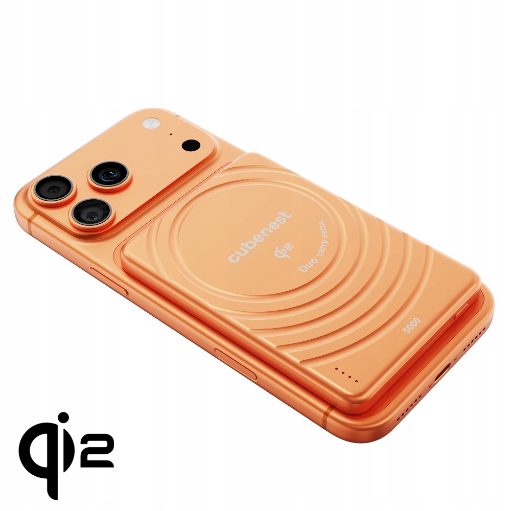 Cubenest Qi2 Magnetická bezdrôtová powerbanka SlimDual 5000 mAh SQ1B3D