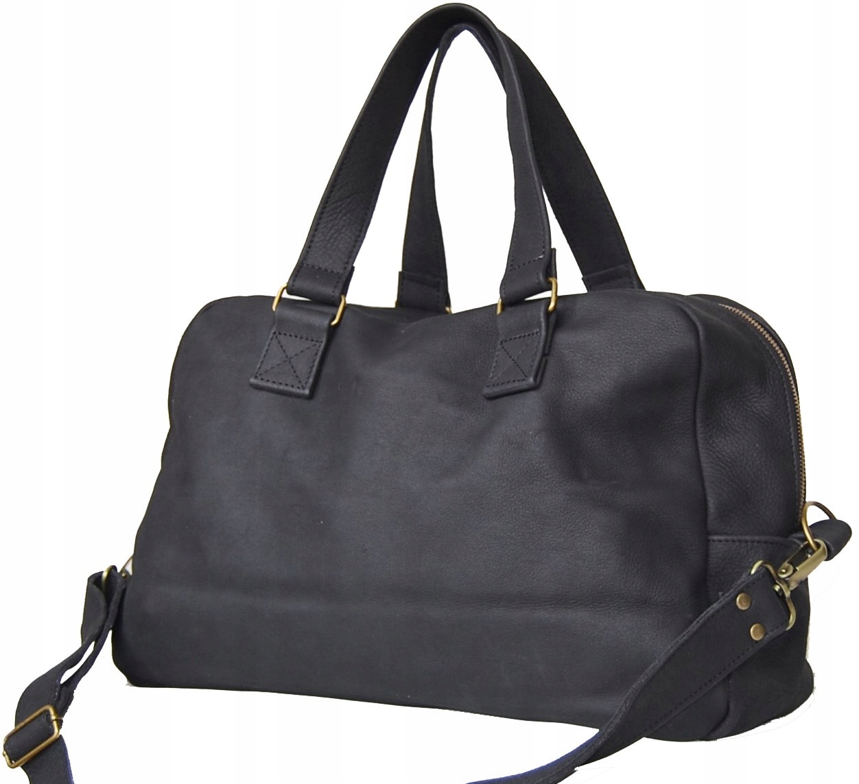 DUŻA TOREBKA ZE SKÓRY NATURALNEJ- KUFER