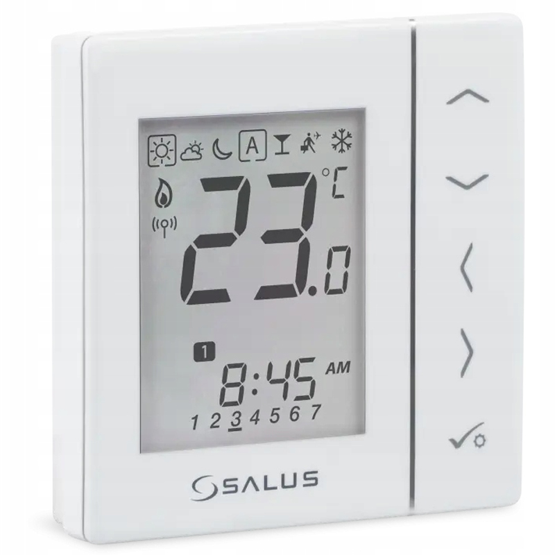 Bezdrôtový Podomietkový Regulátor Teploty VS10WRF 230V Salus