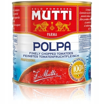 Levně Rajčata v kusech Mutti 2,5 Kg