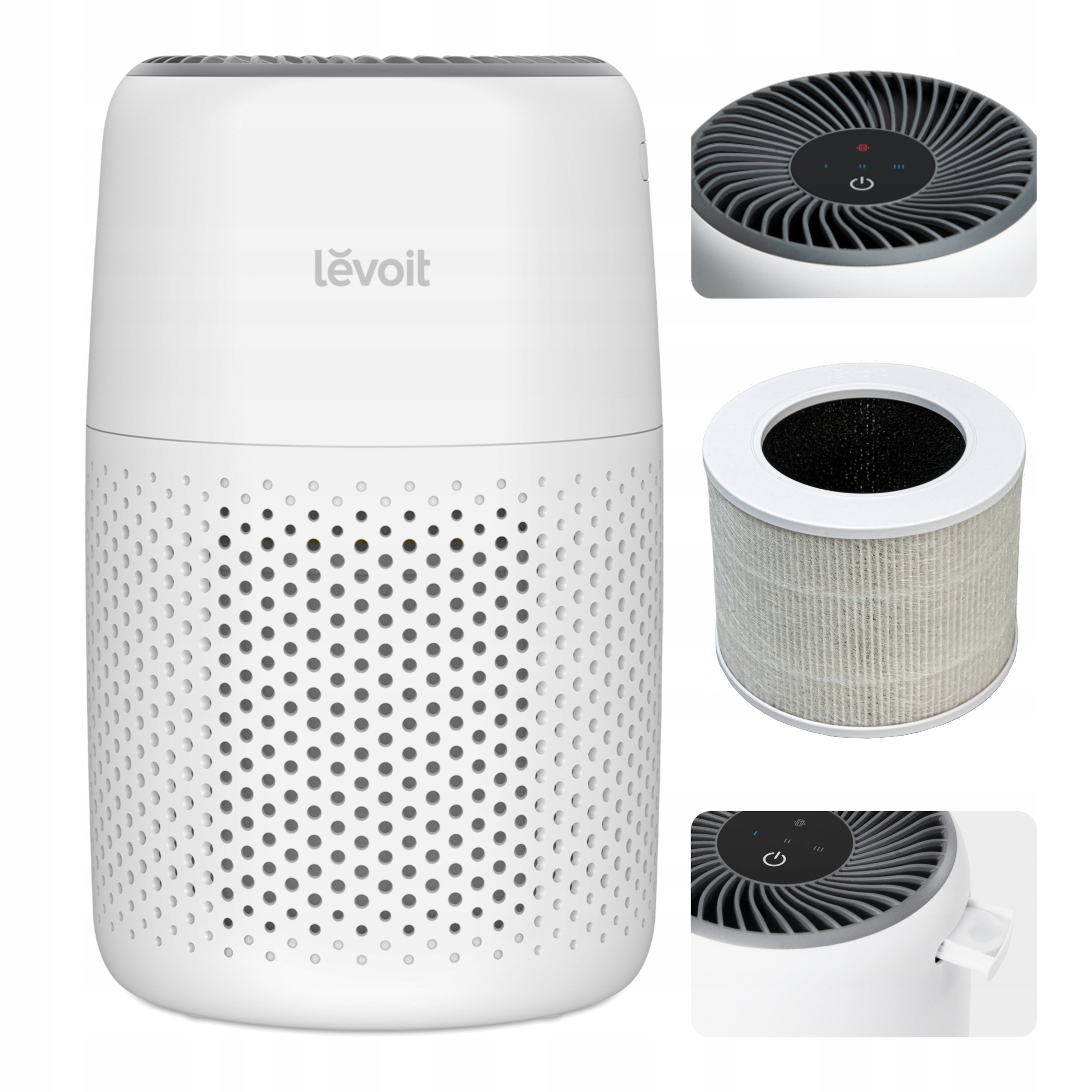 Oczyszczacz powietrza Levoit Core Mini Hepa dla alergików cichy dyfuzor