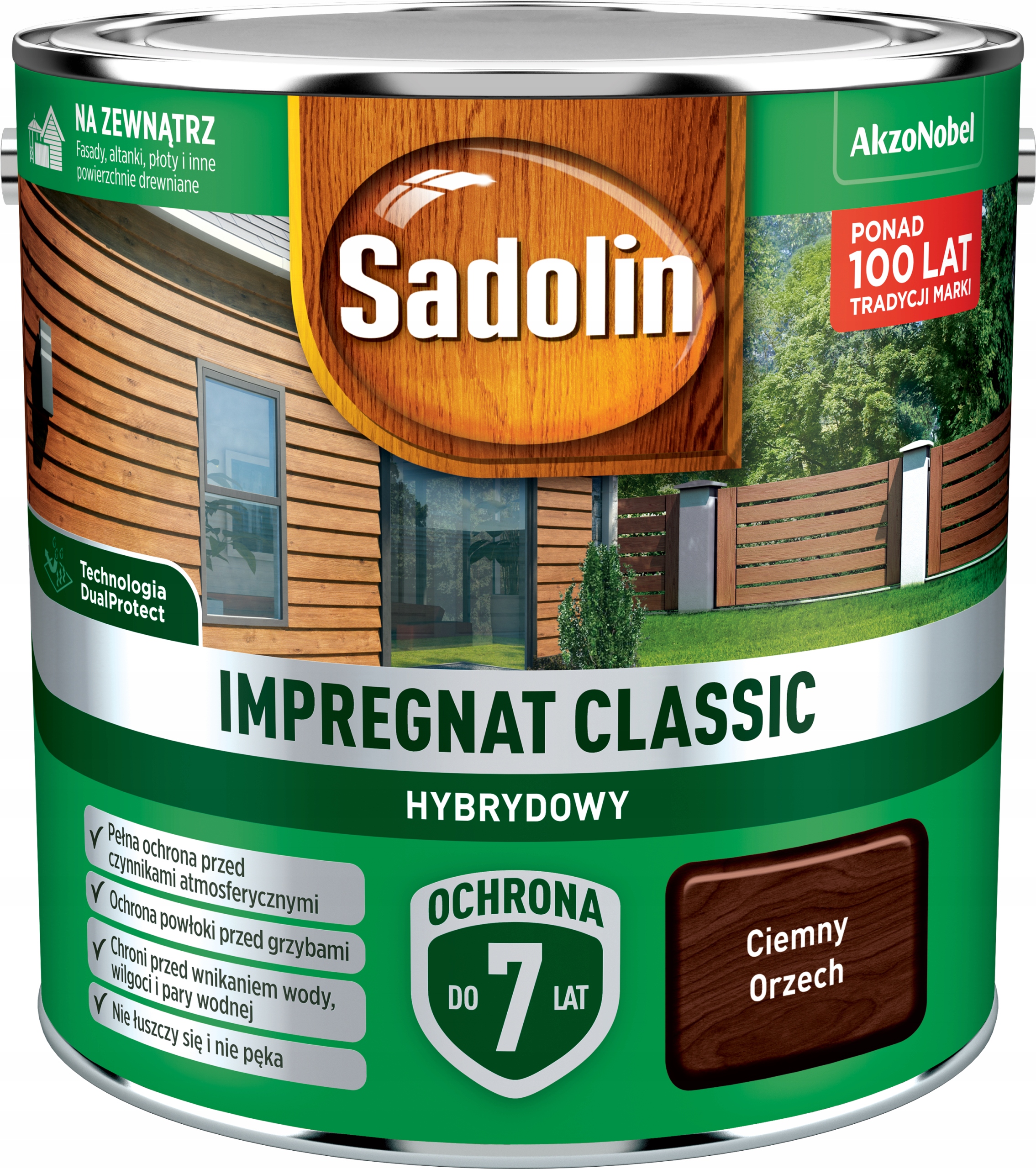 Sadolin Classic Impregnat 2.5l Ciemny Orzech