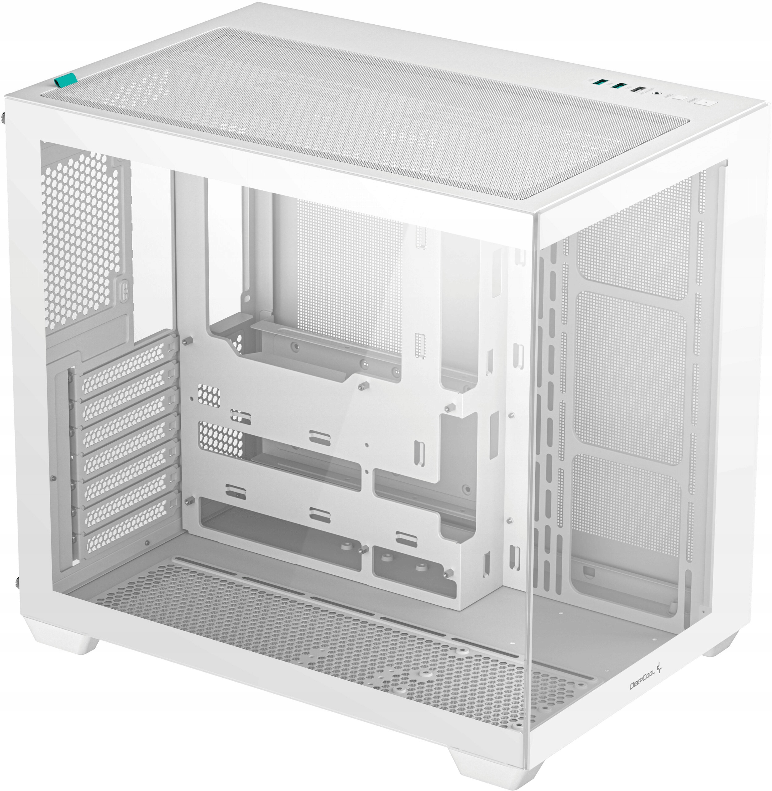 Deepcool skříň CG530 Atx Usb 3.0 Usb-c/ panoramatická bílá