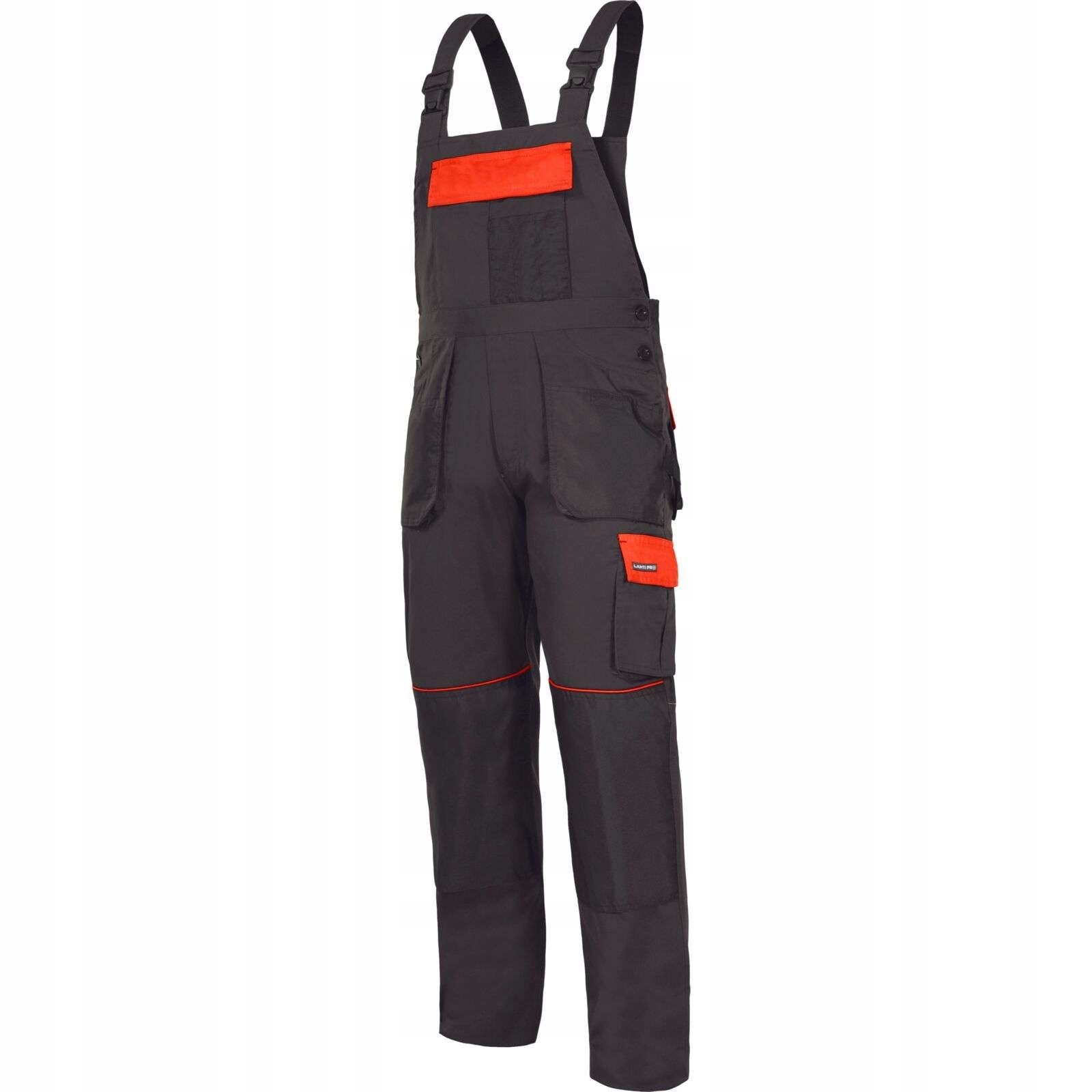 Ogrodniczki spodnie robocze męskie na szelki przewiewne Lahti Pro L40603