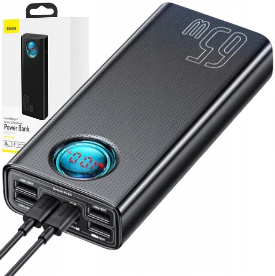 Powerbank Baseus Power Bank 30000mah 65W Pd 5x Usb-c Typ-c 5A Qc 3.0
