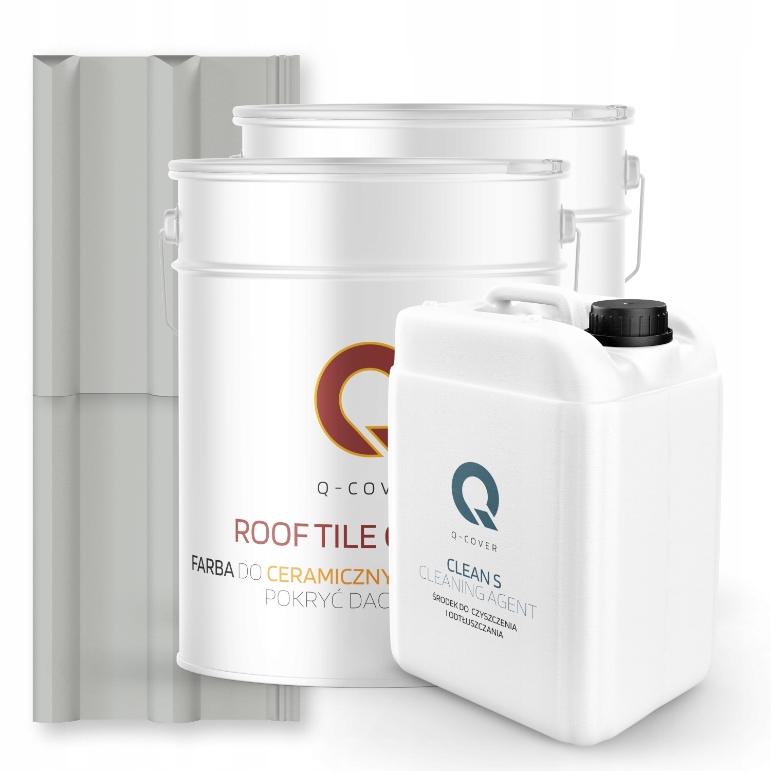 Farba Na Keramické Strechy Set Šedá Svetlá Ral 7035 74 m2 Polomatná