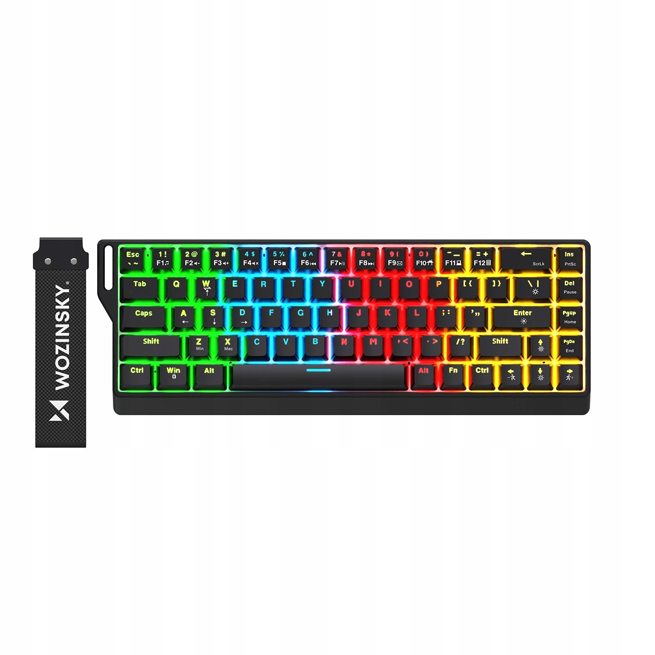 KLAWIATURA MECHANICZNA GAMINGOWA DLA GRACZY PRZEWODOWA PODSWIETLANA RGB