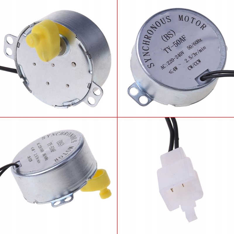 Silnik do inkubatora inkubator 230VAC 2,5 obr/min