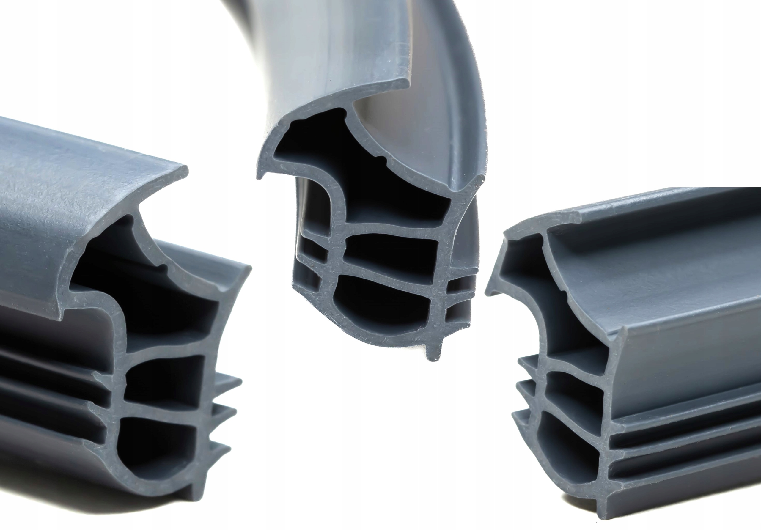 USZCZELKA drzwi STALOWE METALOWE WCISKANA DO OŚCIEŻNIC PROGU GRAFIT 1mb