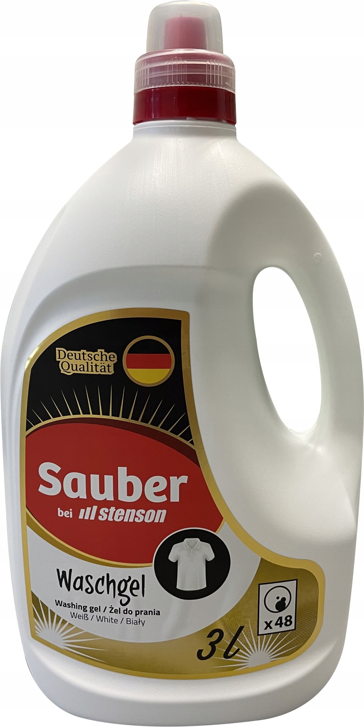 

Niemiecki Żel do prania Sauber White 3l do białego