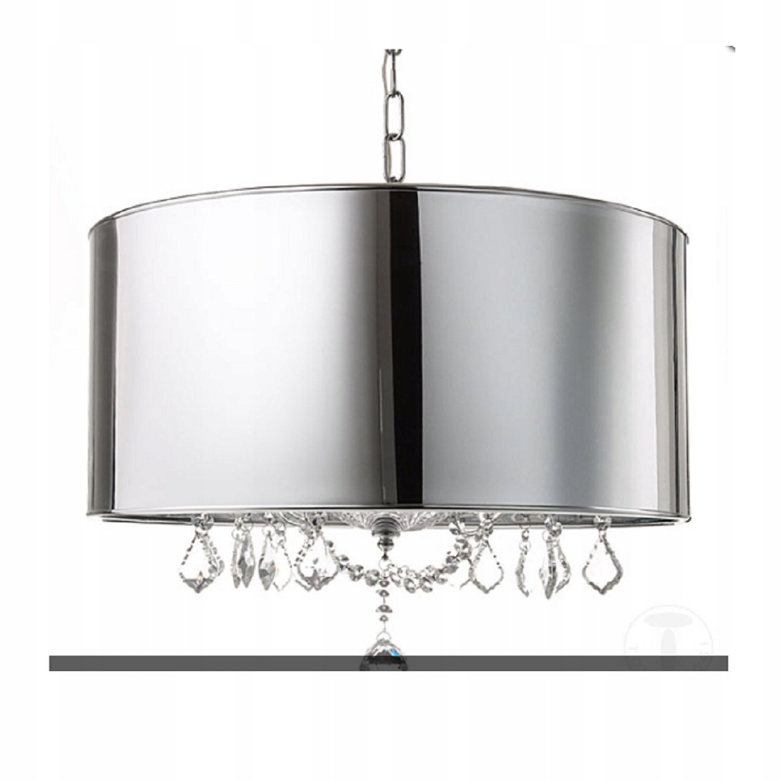 Talianska závesná lampa Tomasucci chandelier Jewel Ring 1185 luster chróm