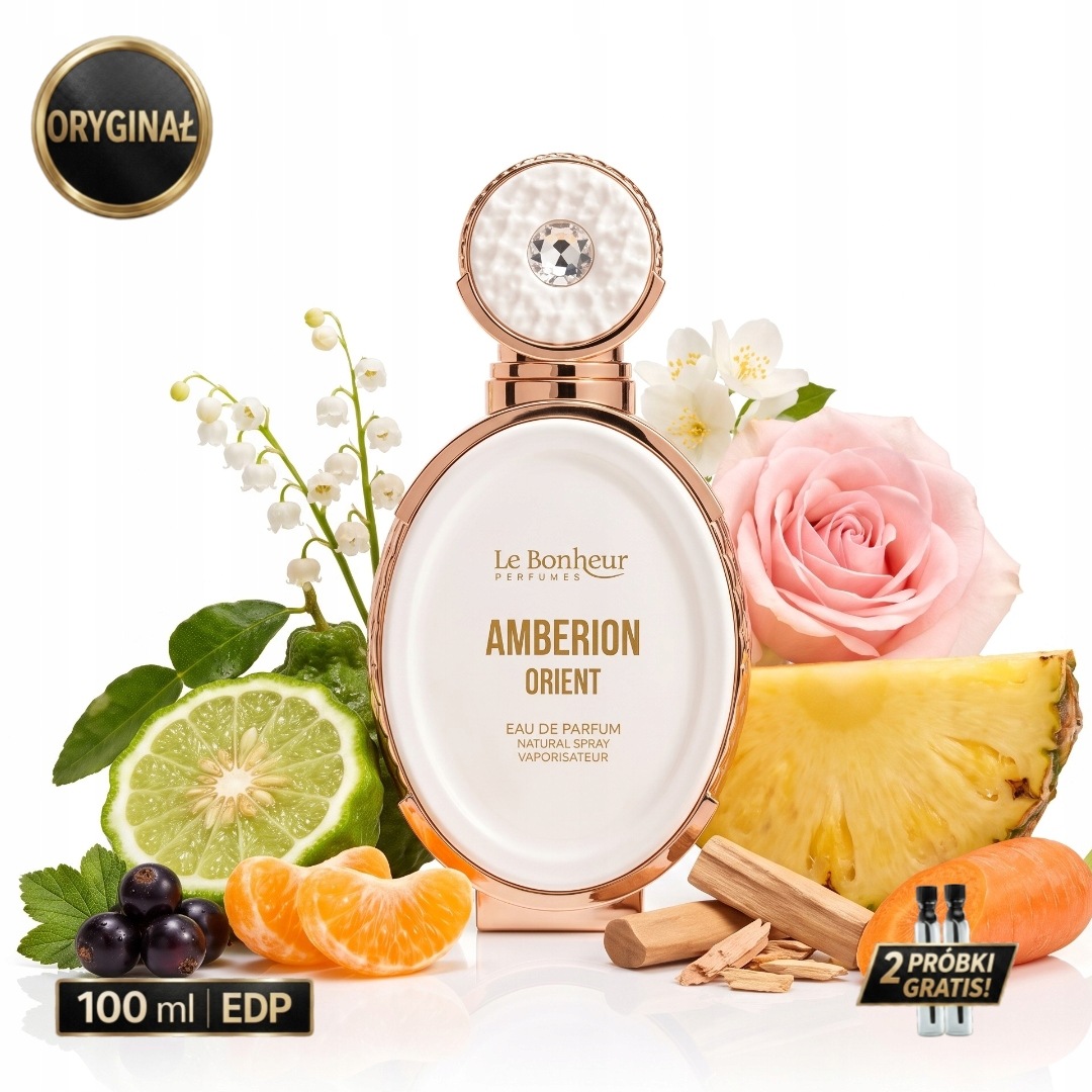 Perfumy Le Bonheur Amberion Orient 100ml+ 2 Próbki