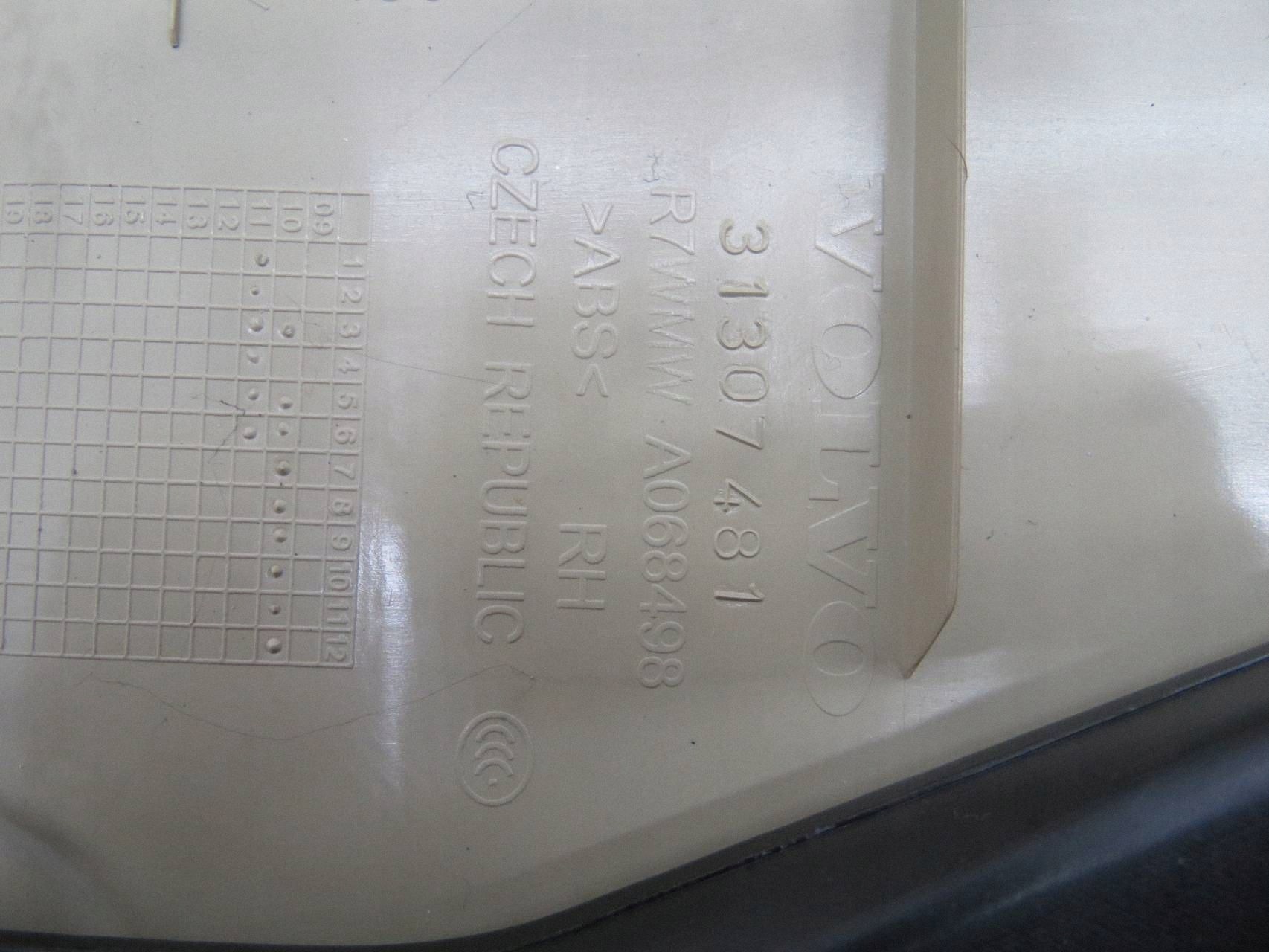 cover SLUPKA B lower right VOLVO S60 31307481