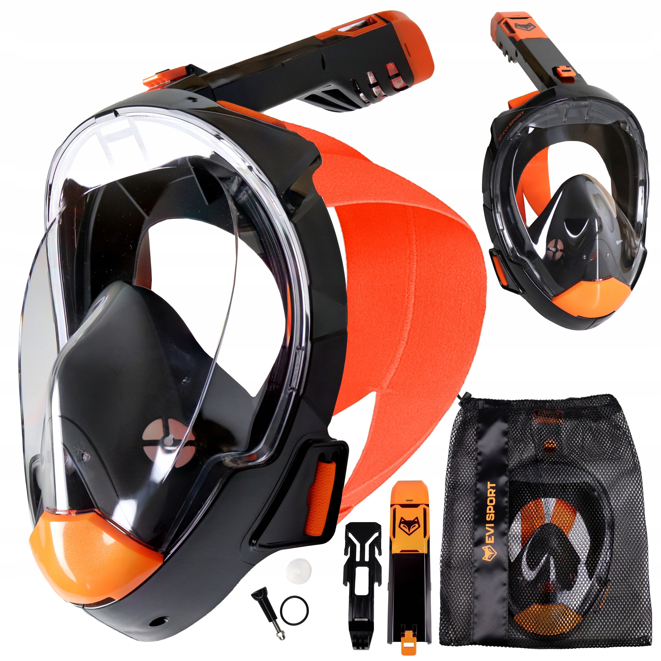 Potápěčské Brýle Pro Potápění, Plavání, Šnorchlování, Celoobličejová, Nezamlžuje Ov+l/xl