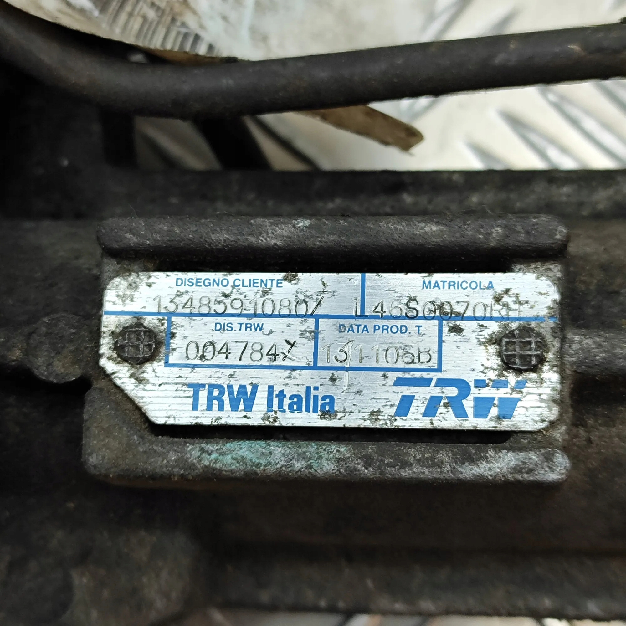 peugeot oe 1348591080 рулевая рейка