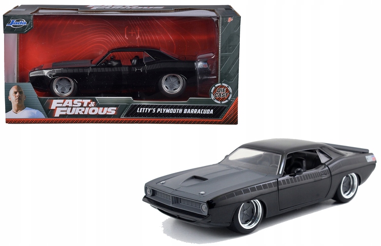 

Jada Auto Metalowe 1970 Plymouth Barracuda 1:24