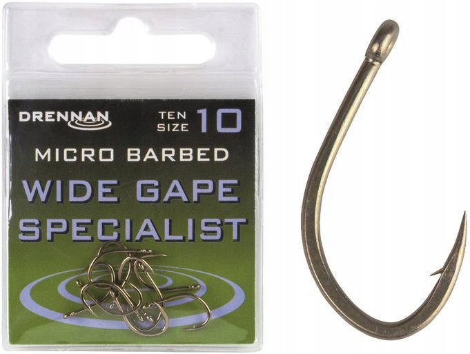 

Haczyki Wide Gape Specialist drennan nr8 zadzior