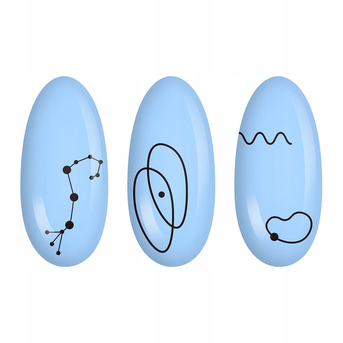 

Neonail Naklejki Wodne NNO3 Kółka