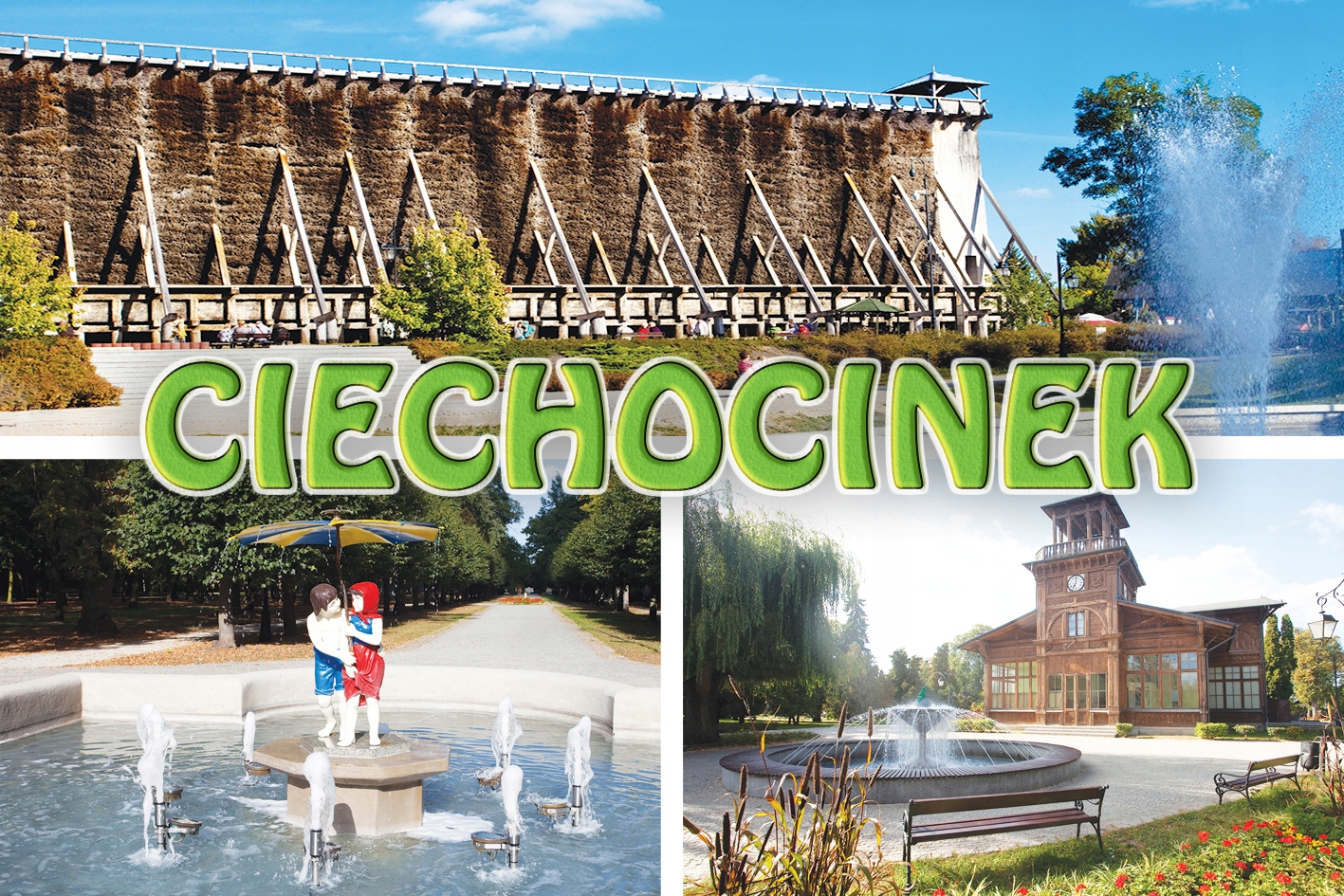 

Magnesy na lodówkę miasta - Ciechocinek
