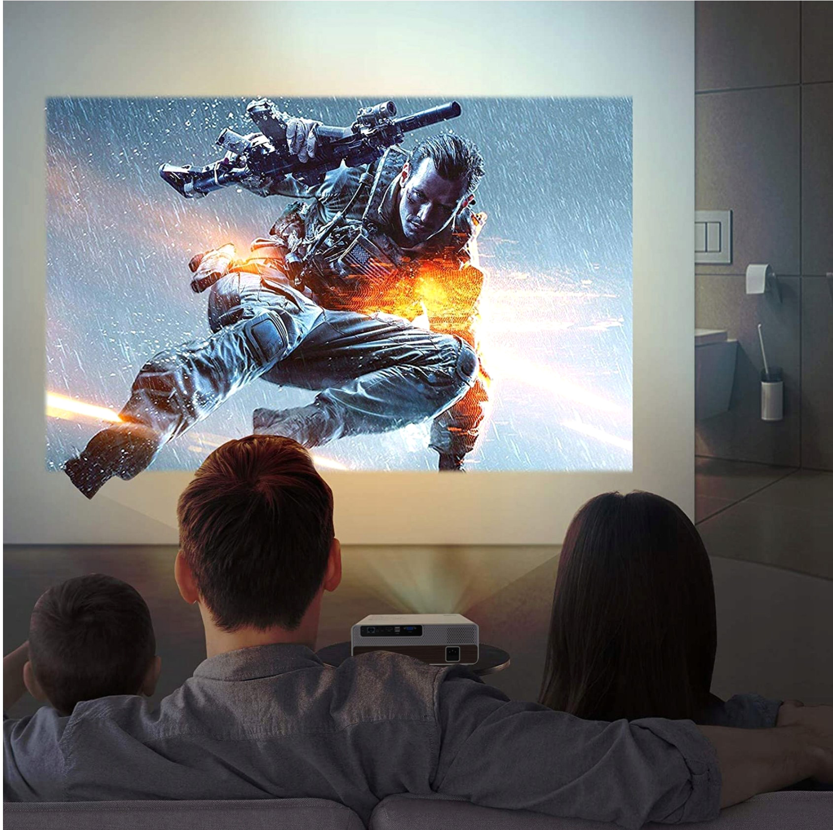 Projektor Rzutnik Full HD 4K 9200lm WiFi Android 9 Żywotność lampy w trybie normalnym 30000 h
