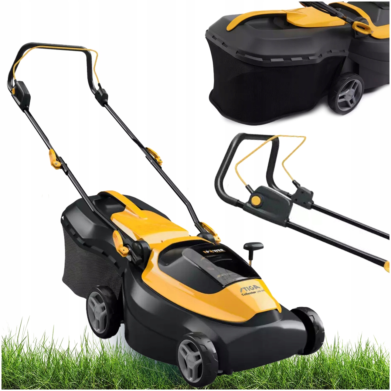 Kosiarka Akumulatorowa Stiga Collector 140E 32CM 550 W Regulowana Zestaw